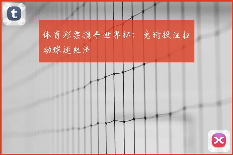 体育彩票携手世界杯：竞猜投注拉动球迷经济